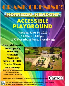 Grand Opening - Accessible Playground