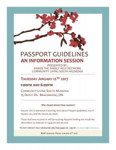 passport info session flyer